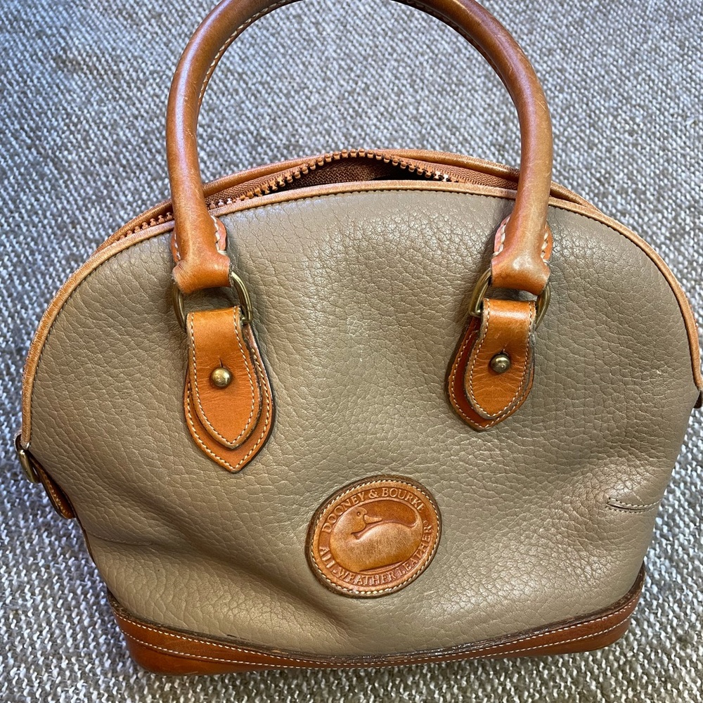 Vintage 90s Dooney & Bourke Norfolk Leather Bag